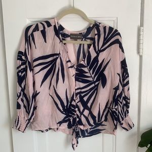 Michael Stars Paradiso Boho Blouse in Palm